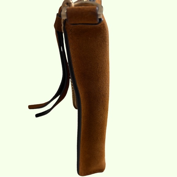 All Saints Eve  Suede Shoulder Bag - Picture 5 of 9